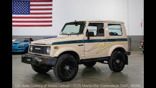 Video Thumbnail for 1987 Suzuki Samurai