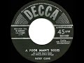 1957 Patsy Cline - A Poor Man’s Roses (Or A Rich Man’s Gold)
