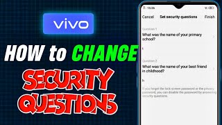 How to Change Security Questions in any Vivo Phone | How to Set Forgot Password Questions 2024
