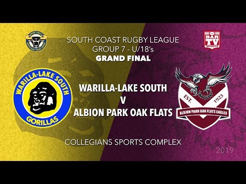 2019 Group 7 South Coast RL Grand Final - U18's - Warilla Lake South v Albion Park Oak Flats