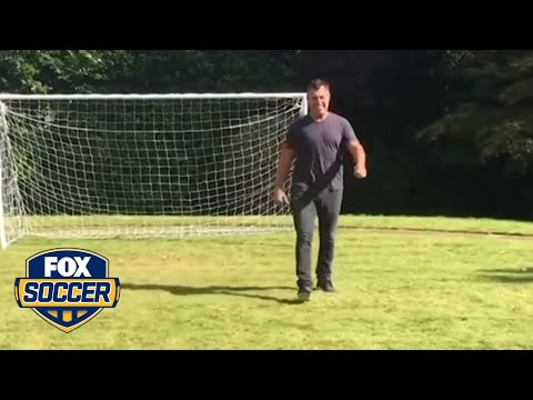 This is what happens when you lose a crossbar challenge to Zlatan Ibrahimovic