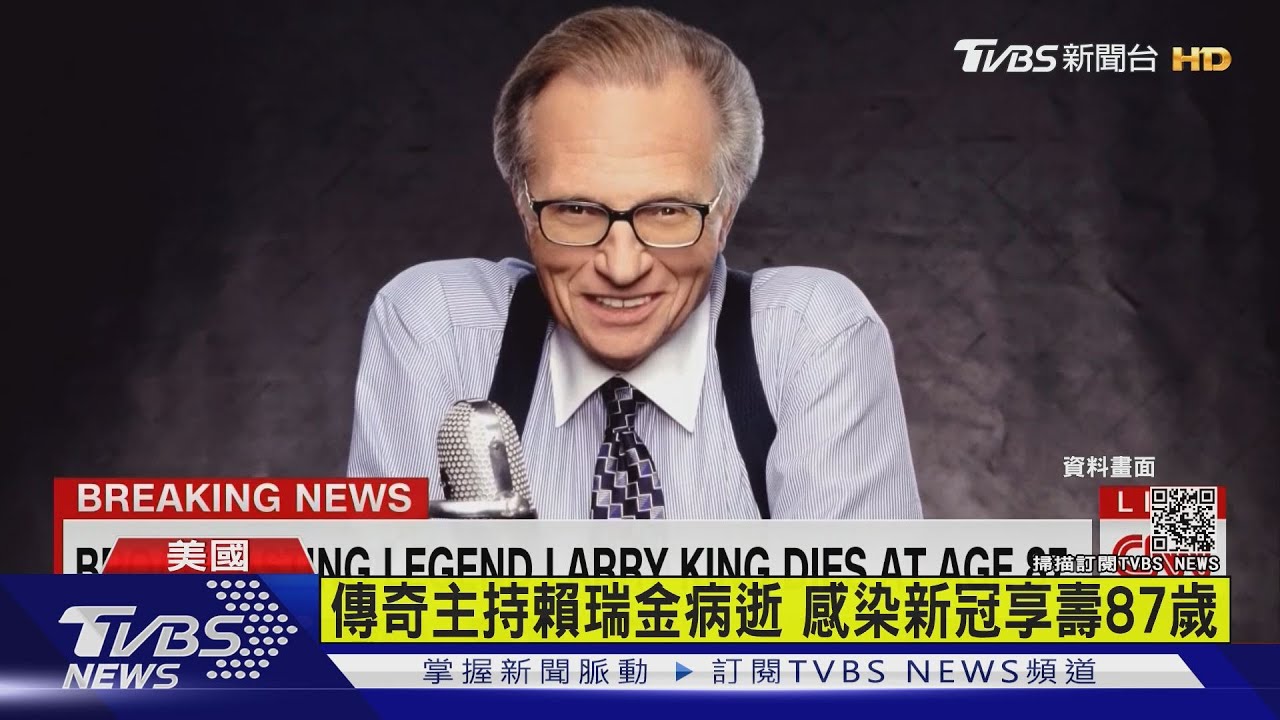 傳奇主持賴瑞金病逝 感染新冠享壽87歲