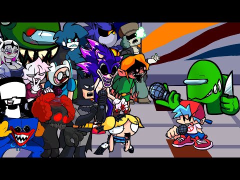 FNF Lights Down But - Everyone Sings It (Different Characters Sing Lights Down)