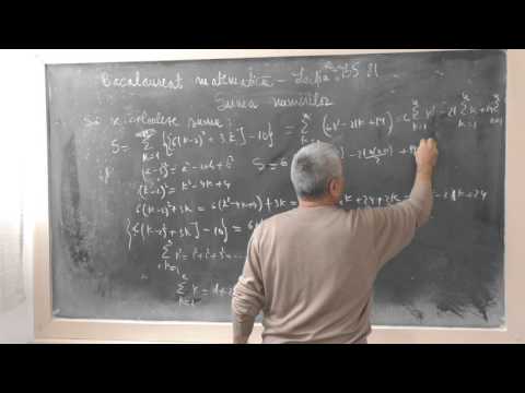 Lectia BAC 54-  Suma unor numere naturale