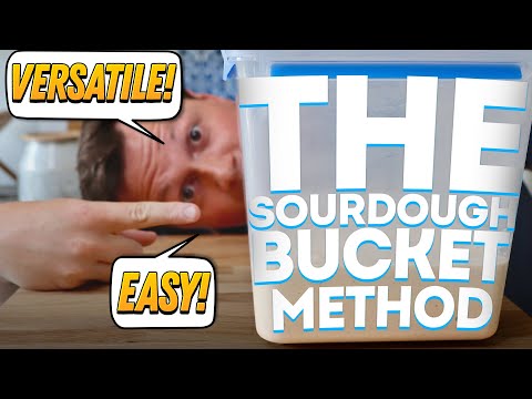 Método BALDE DE PÃO SOURDOUGH - Receita fácil, versátil, mas maluca