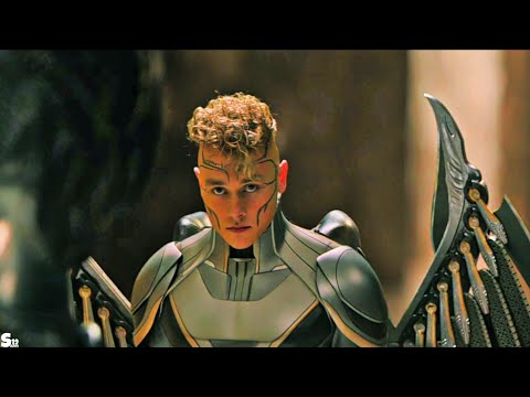 Nightcrawler vs Archangel - Fight Scene. | X-Men : Apocalypse (2016)