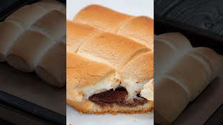 Nutella Marshmallow Toast:: Super Quick Side Dish 