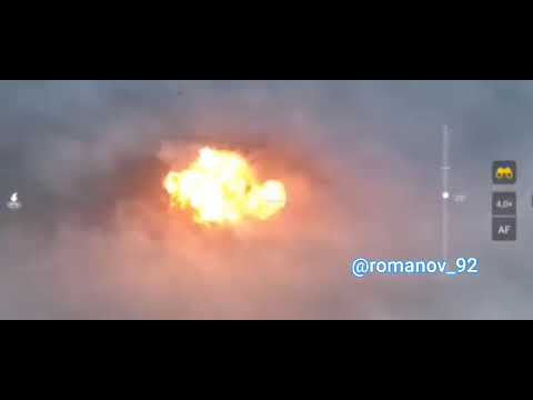 #Ukraine The Russian Army sent a T-54/55 VBIED filled with 6 tonnes of TNT. part 1