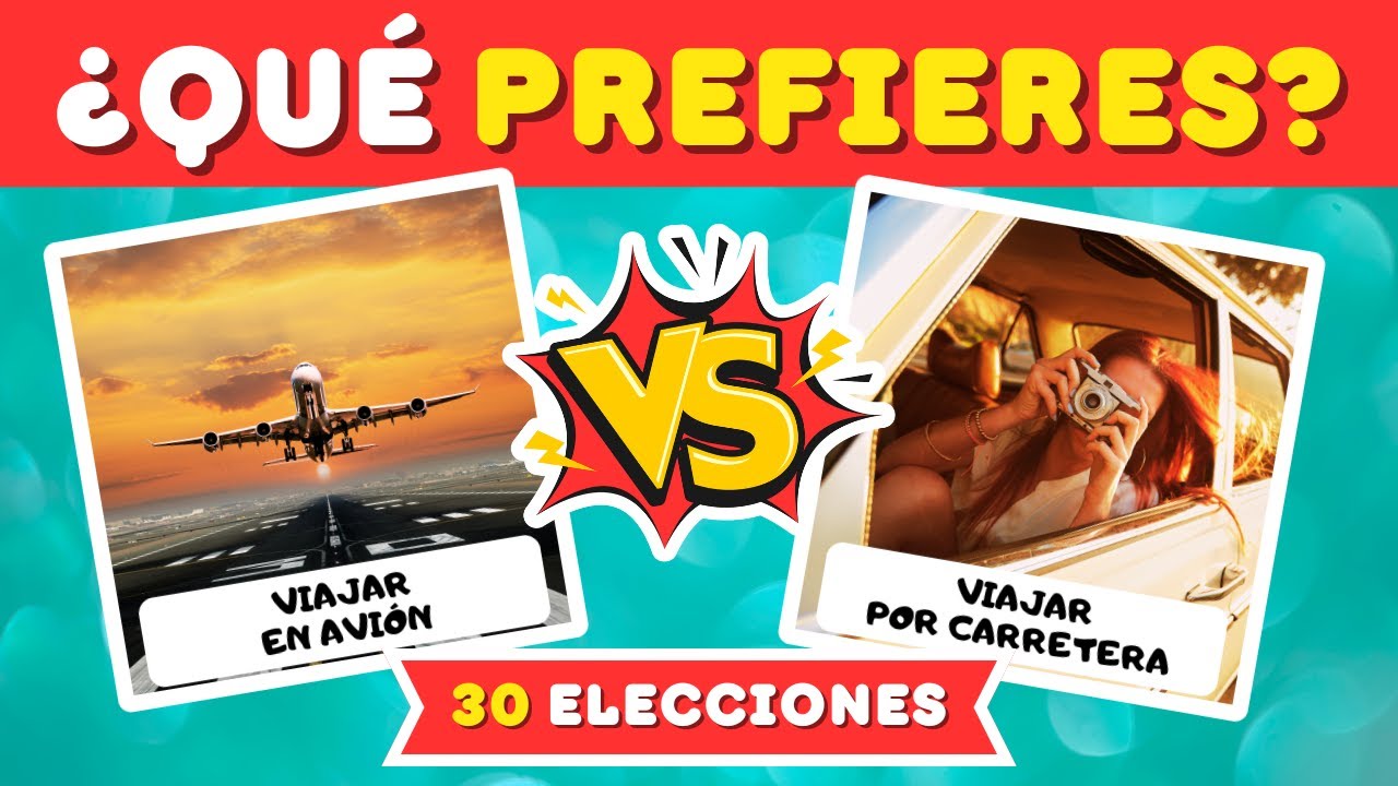¿Qué prefieres? 🌞😎🌳 ¡Quiz de qué prefieres para tus VACACIONES! Decisiones Difíciles