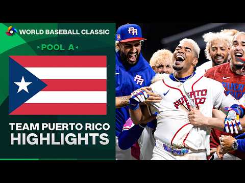 Team Puerto Rico's TOP MOMENTS from World Baseball Classic Pool Play! 🇵🇷 (Ft. Hernaiz, Díaz, more!)