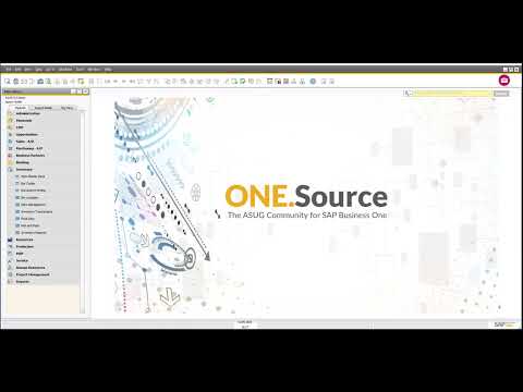 15 Minute Fundamentals for SAP Business One - The Pick Pack and Production Manager