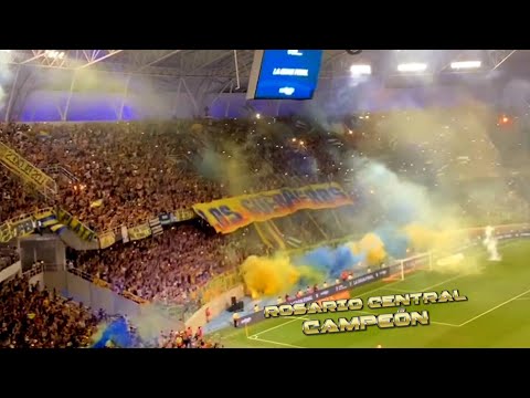 "Espectacular recibimiento Rosario Central vs Platense" Barra: Los Guerreros • Club: Rosario Central