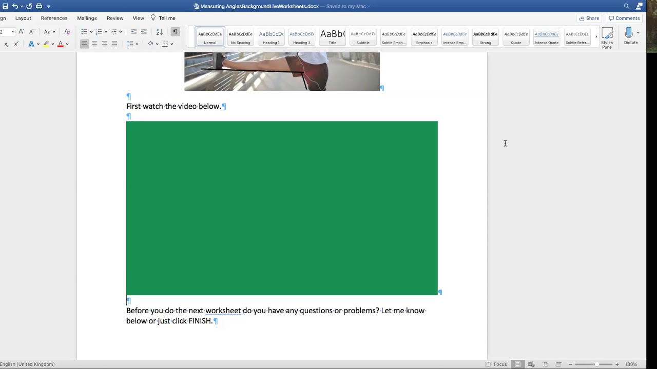 Liveworksheets Tip: Adding a Youtube Video - Getting the Size Right
