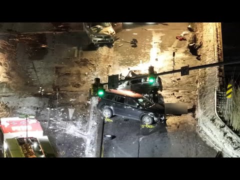 1 dead, 4 injured following high-speed crash near I-95 in Bensalem, Pa.