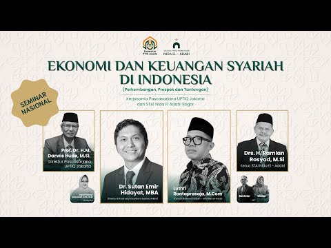  Seminar Nasional Ekonomi Syariah STAI Nida El - Adabi X Pascasarjana PTIQ