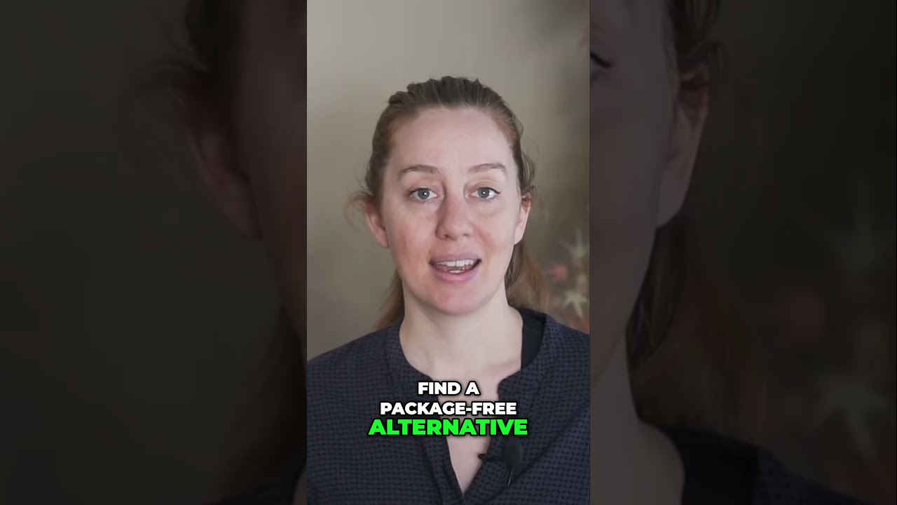 How to Reduce Packaging Waste  10 Tips for a Sustainable Lifestyle #shortsviral #natural #shorts #