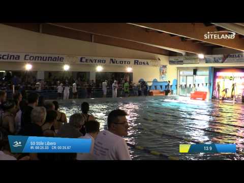 Serie 1 dei 50 Stile Libero Juniores Femmine - Meeting di Halloween 10Trofeo citta' di Rosa'