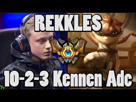 REKKLES KENNEN ADC vs  KOG'MAW | EUW CHALLENGER RANKED