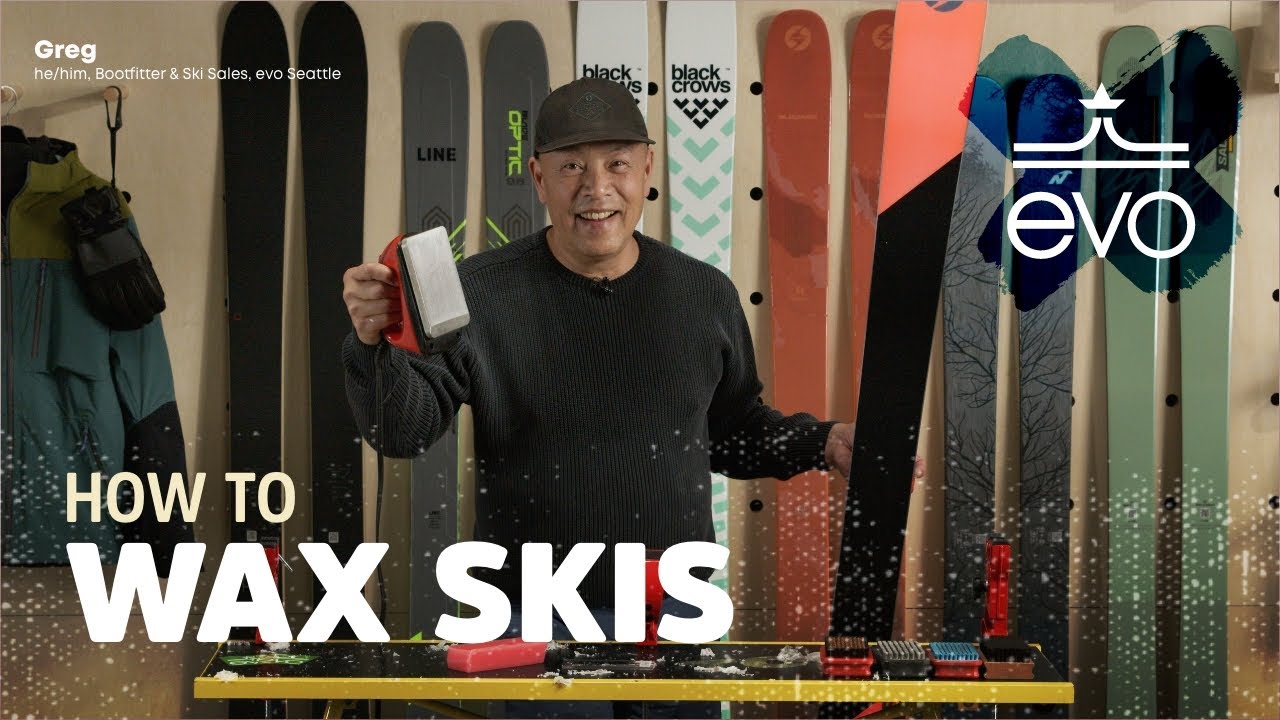 How to clean your skis for wax