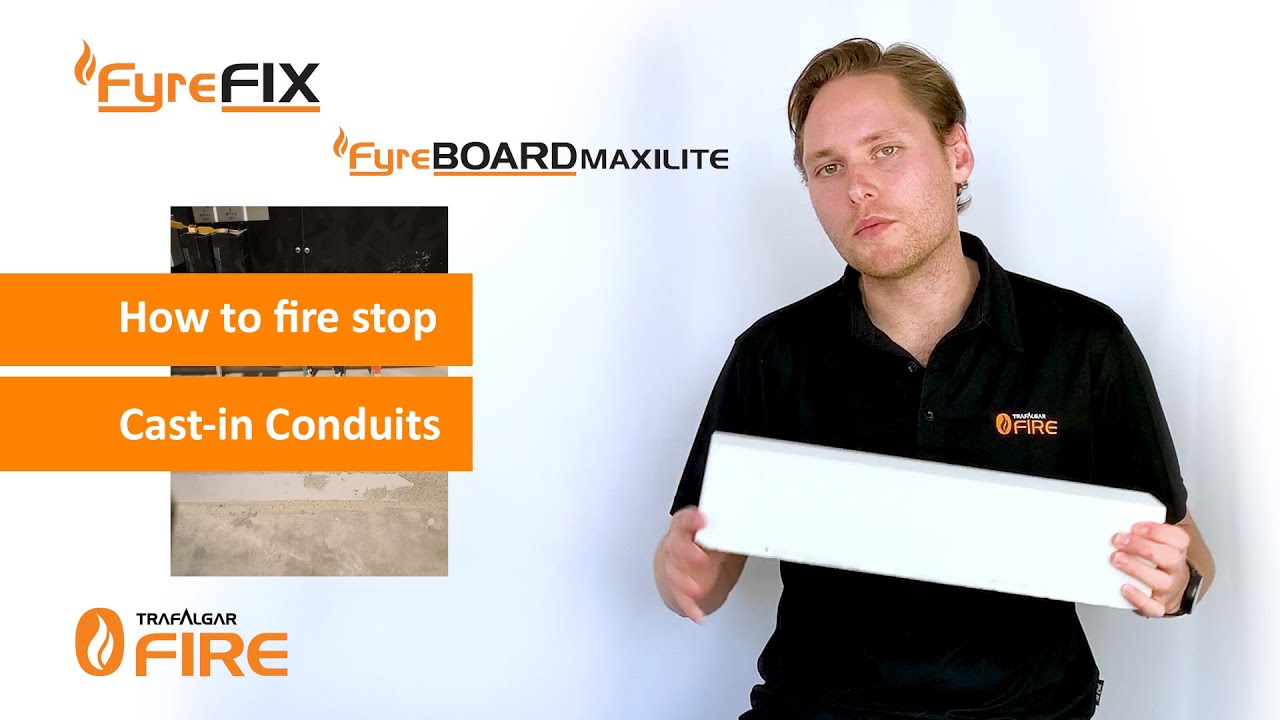 FyreFIX How to fire stop Cast-in Conduits with Bulkheads.