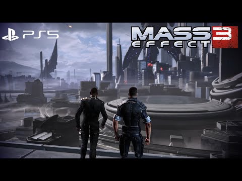 Mass Effect 3 Legendary Edition Remastered - The Reapers Attack Earth 1080p PS5
