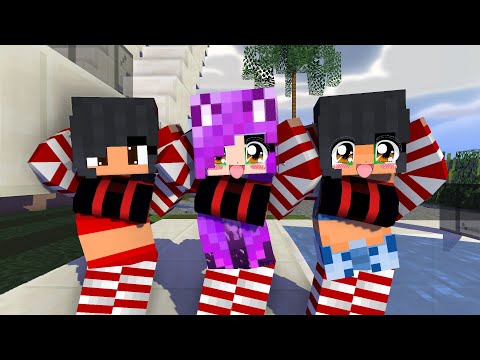 MONSTER SCHOOL :CHICKEN WING RED PRISON APHMAU SISTERS - MINECRAFT ANIMATION