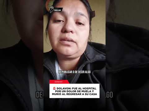 🚨 Dolavon: investigan la muerte de un hombre luego de una atención en el hospital  Marcos Erise…