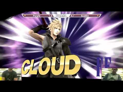 YQR#1 Smash 4 Pools - Purple (Shulk, C. Falcon) vs Scubbss (Cloud)