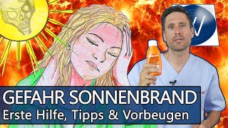Sonnenbrand, was tun? Schnelle Hilfe & Tipps für Sie: Von Kühlung über