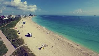 Drone DJI South Pointe Park Miami Beach