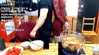 일반인 여자와 몸 두께 비교