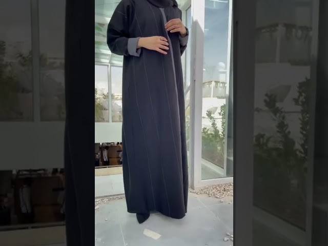عباية بخطوط الاناقة