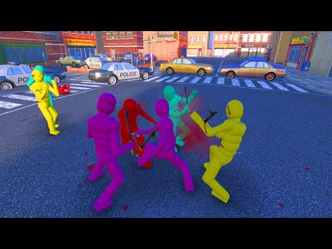 MAKING NPC FIGHT IN TEAMS | Smart AI & Active RAGDOLL Physics ! ! - OVERGROTH