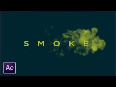 After Effects Tutorial Smoke Text Effects