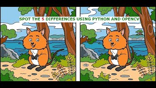 Spot differences in images using Python and OpenCV