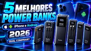 5 Melhores Power Banks 20.000mAh de 2026 | iPhone e Android
