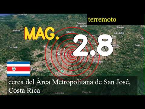 😱🚨  Terremoto cerca del Área Metropolitana de San José, Costa Rica actualizaciones en vivo hoy: Terr