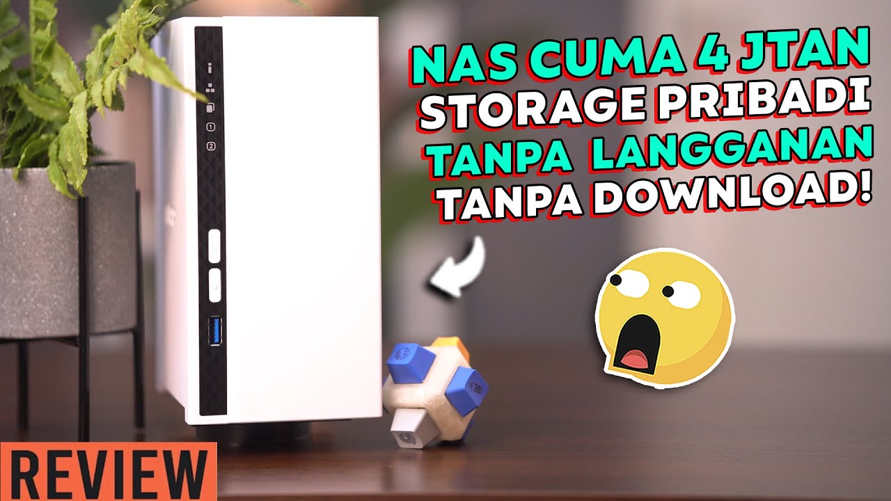 NAS Storage Cuma 4 Jutaan! Ga Perlu Langganan Lagi! Review QNAP TS-233