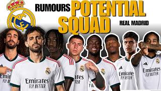 Real Madrid Potential Squad 2026-27 | Real Madrid Based on Latest Transfer Confirmed & Rumours!