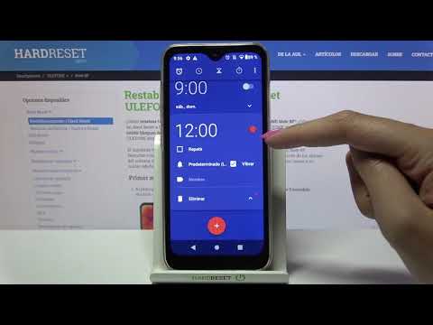 Cómo poner alarma en ULEFONE Note 8P - programar el despertador