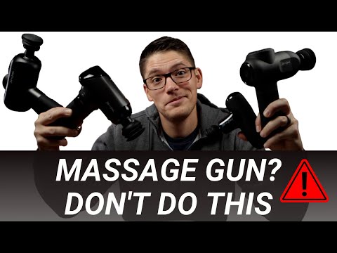 Wie man eine Massagepistole richtig benutzt