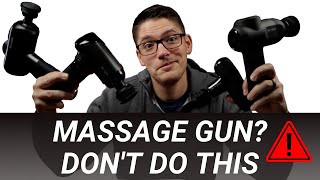 How to Use a Massage Gun Properly Mp4 3GP & Mp3