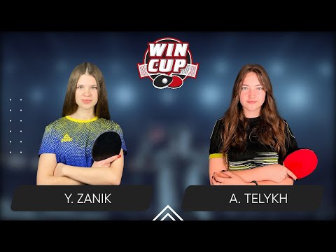 18:30 Yulianna Zanik - Anastasiia Telykh West 3 WIN CUP 03.01.2024 | TABLE TENNIS WINCUP