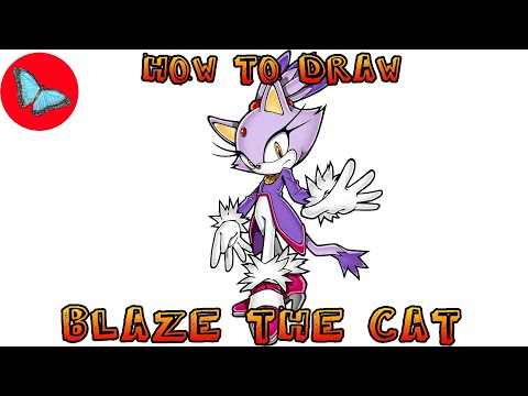 YouTube video about: How to draw blaze the cat?