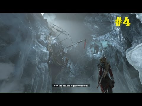 Rise of the Tomb Raider Walkthrough Gameplay Part 4 - Best Laid Plans & Challenge Tomb #1: Ice Ship