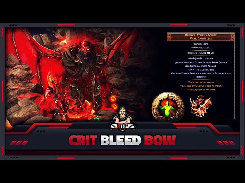 [PATH OF EXILE] – 3.12 – CRIT BLEED BOW A THING? TESTING REPLICA ATZIRI’S ACUITY!