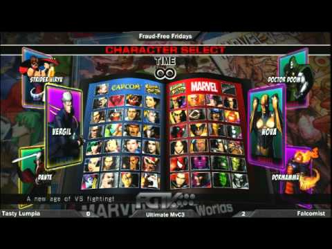[5-18-12]FR3 UMvC3 Falcomist VS Tasty Lumpia