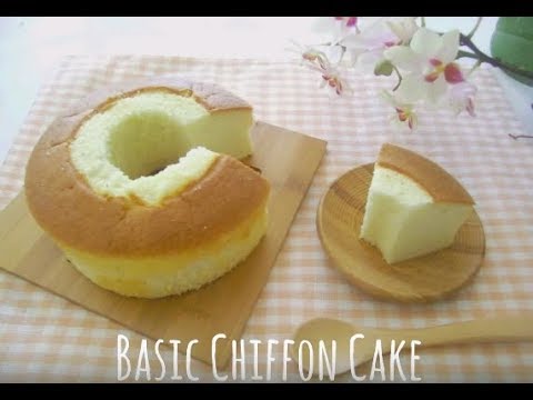 How to Make Basic Chiffon Cake - Euniee's Cafe