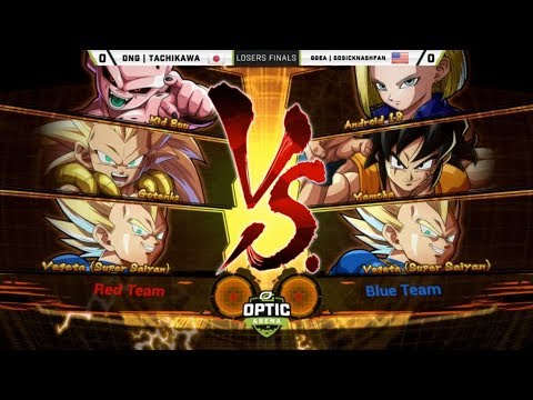 OpTic Arena 2018 DBFZ - Tachikawa Vs. SoSickNASHFAN Dragon Ball FighterZ Losers Finals