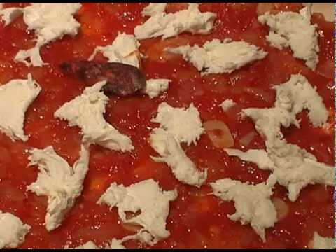Pizza completa de chorizo